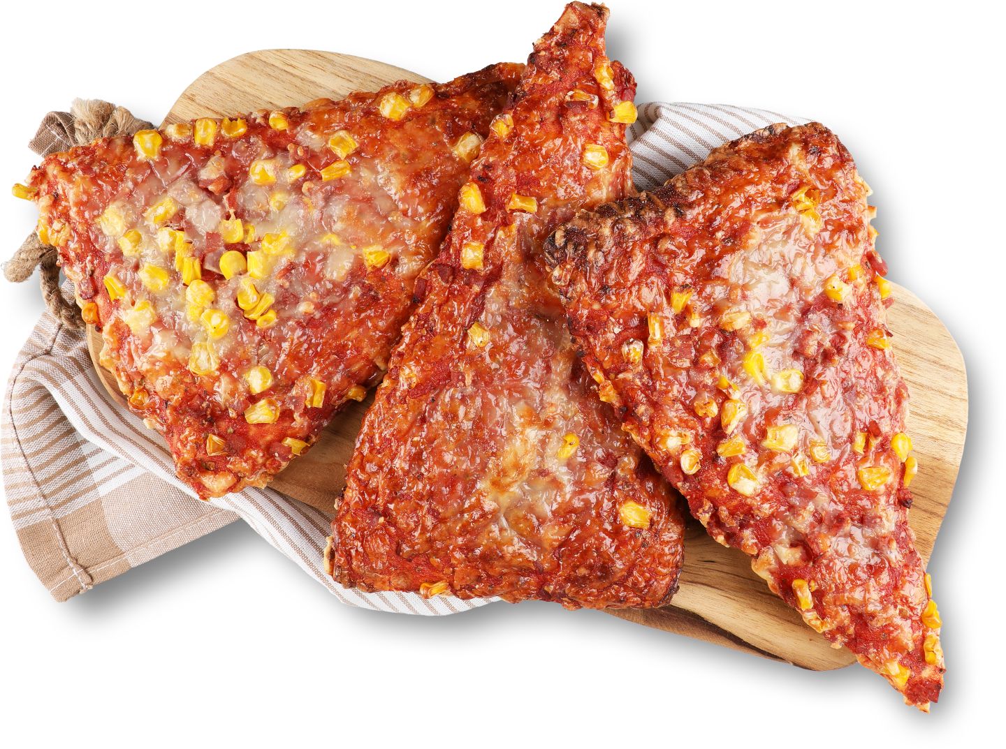 Pizza so šunkou a kukuricou