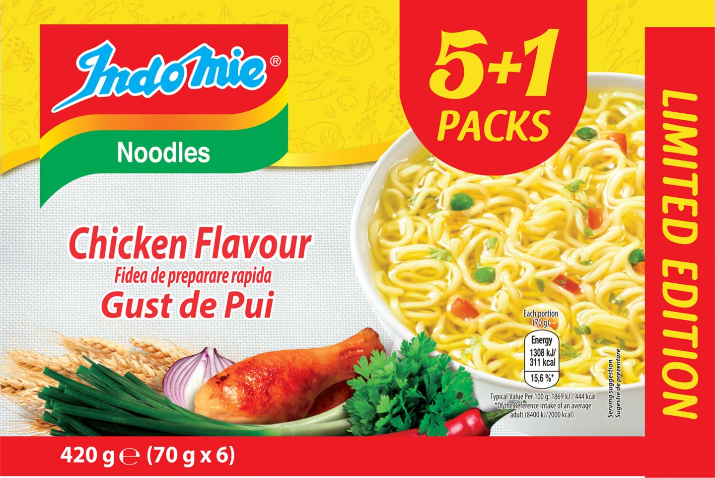 Изображение на INDOMIE Инстантни нудли
различни видове