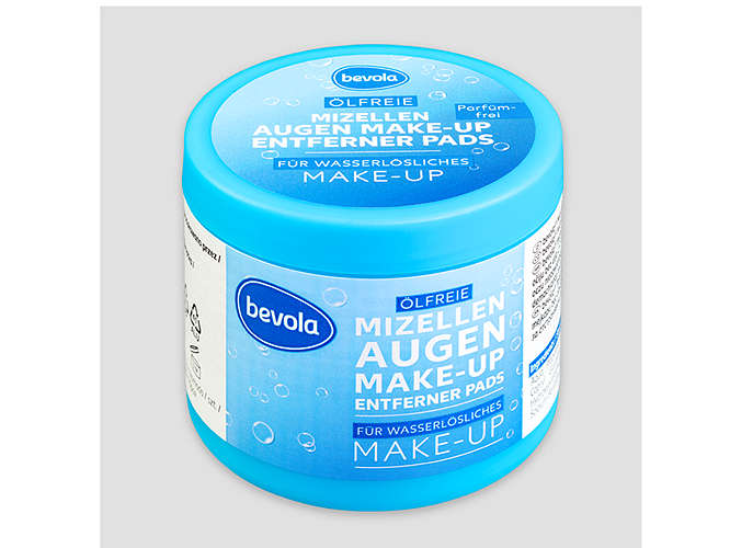 Bevola odličovací tamponky na oči bez oleje 