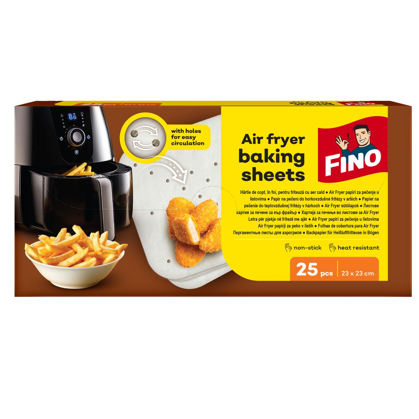 Изображение на FINO Хартия за печене
в еър фрайър