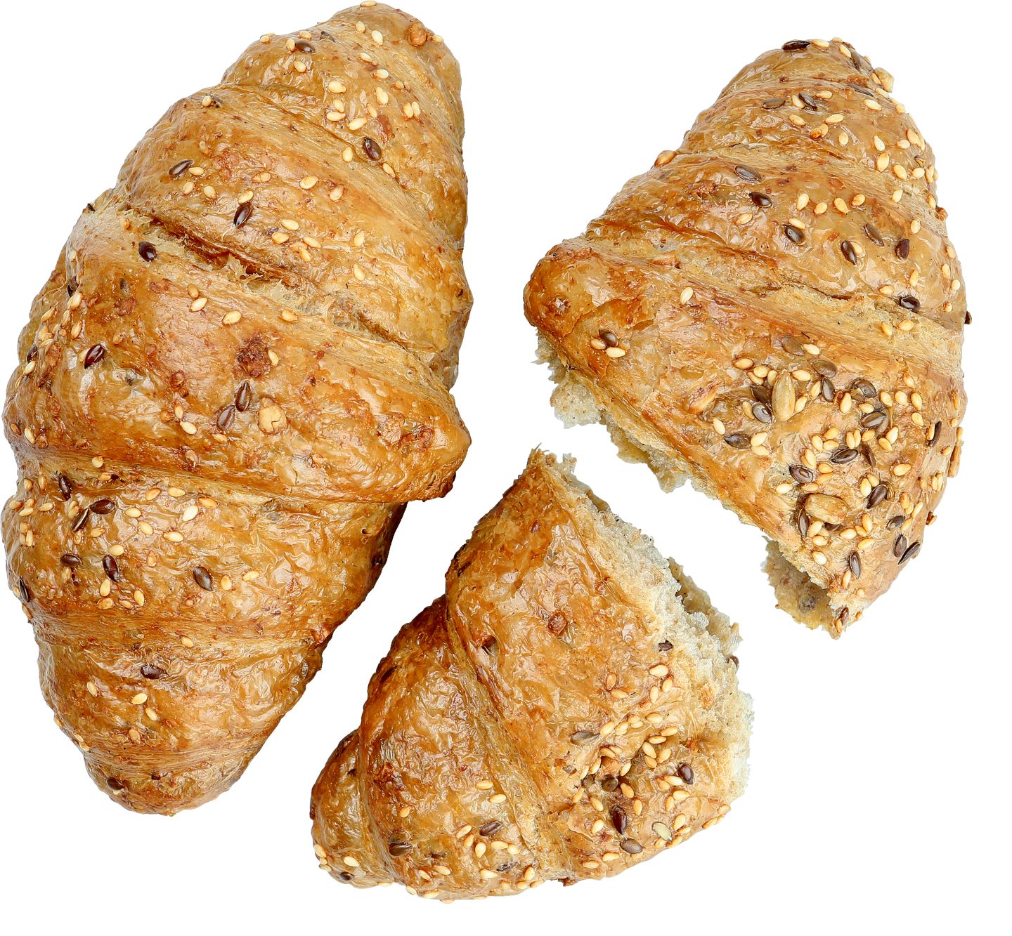Croissant multicereálny