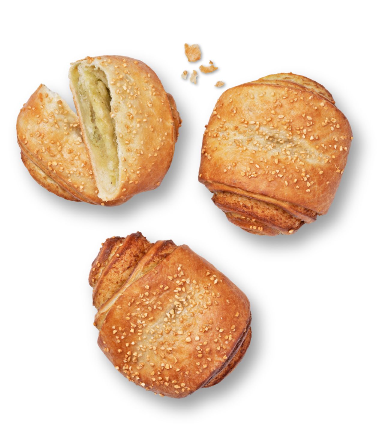 Rolka s pistáciovou náplňou