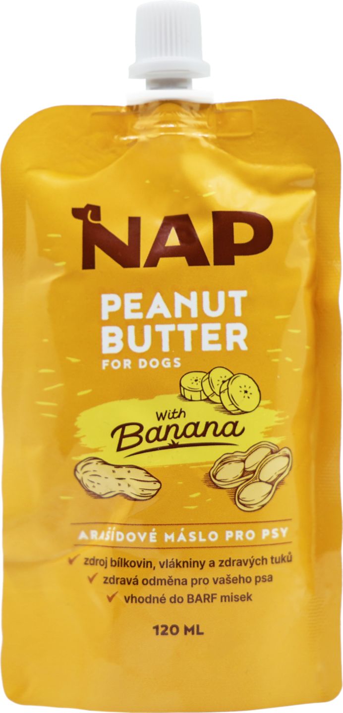 Arašidové maslo-banán pre psy