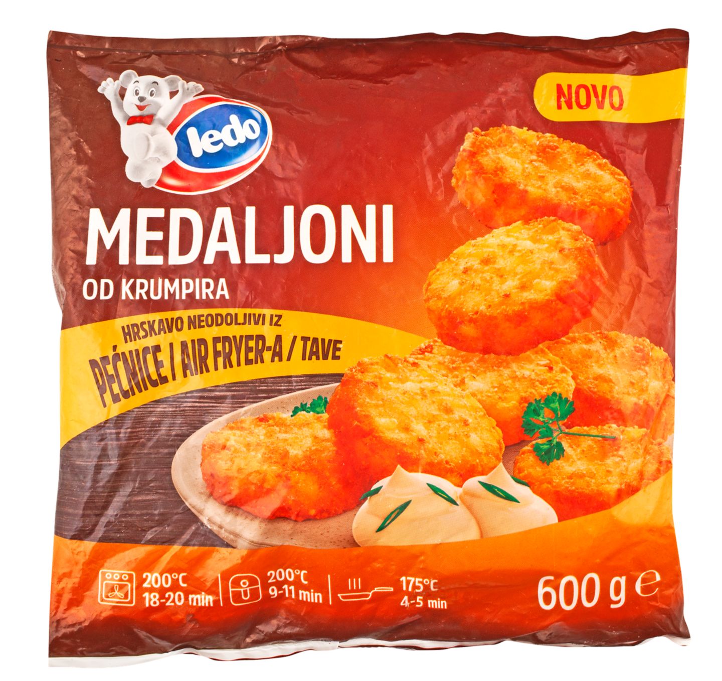 Ledo Medaljoni od krumpira
MPC 13.11.2025=4,29€