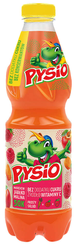 Pysio Sok lub Napój
warzywno-owocowy lub owocowy