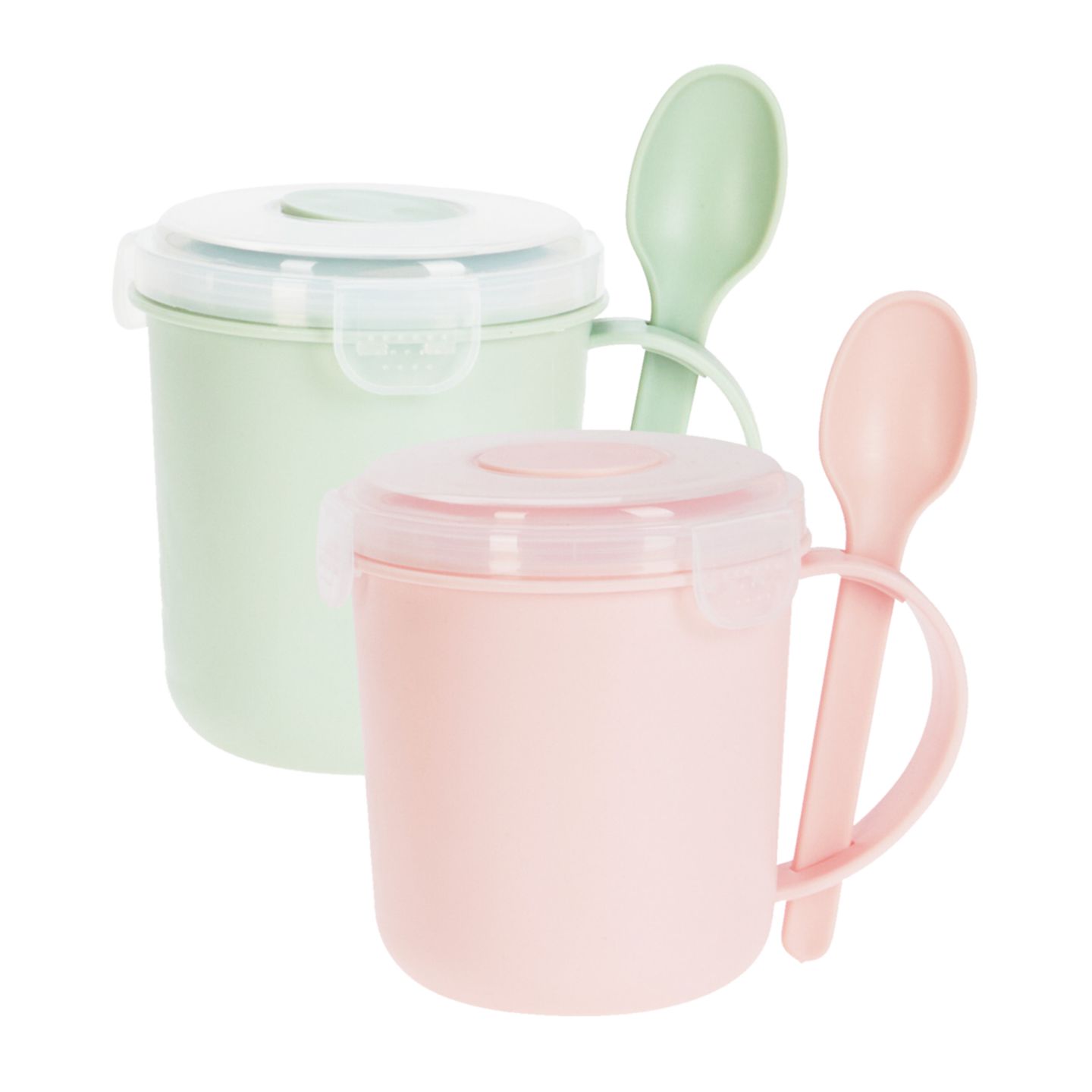 Suppenbecher mit Löffel