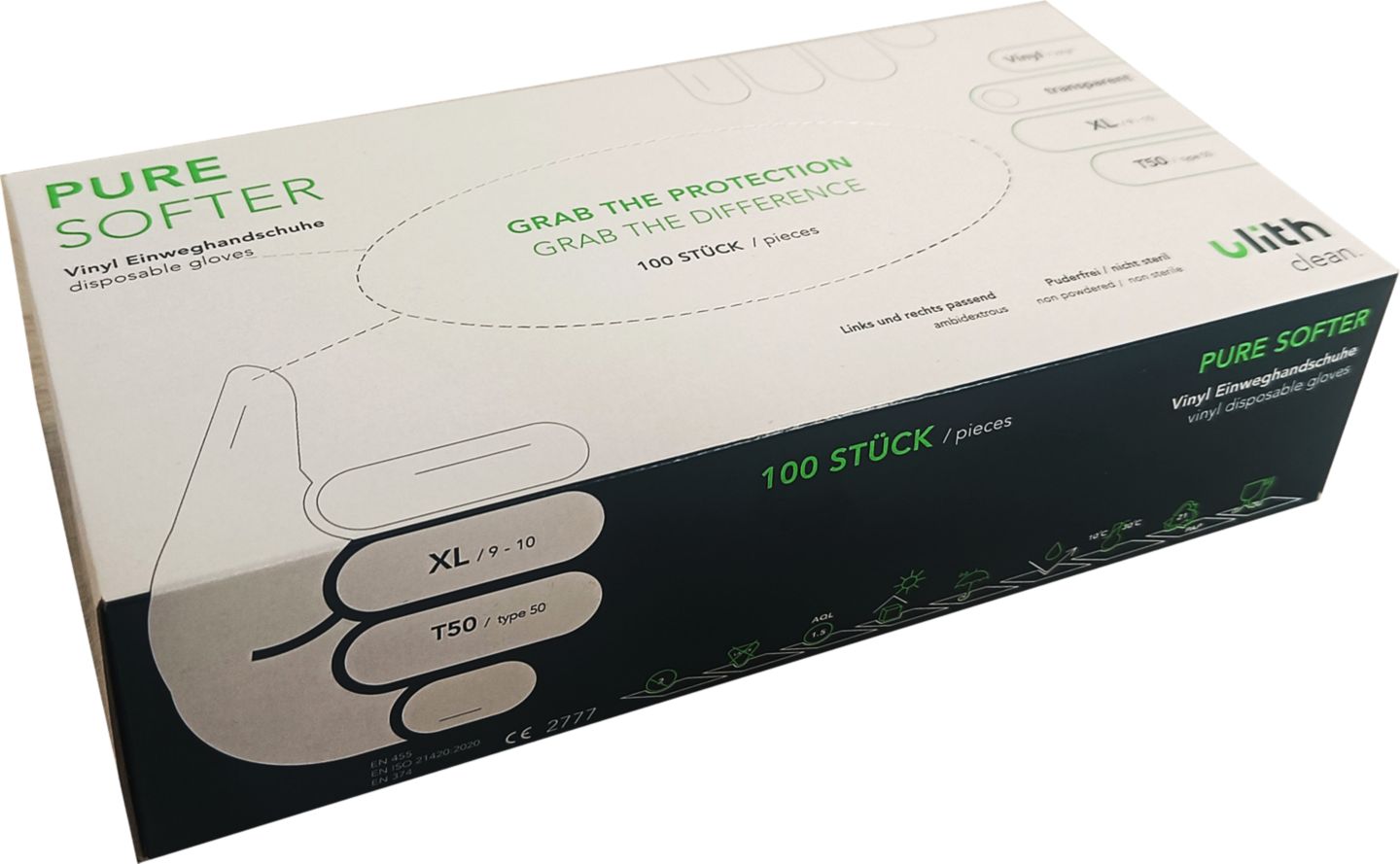 Vinylové rukavice, veľ.: XL 