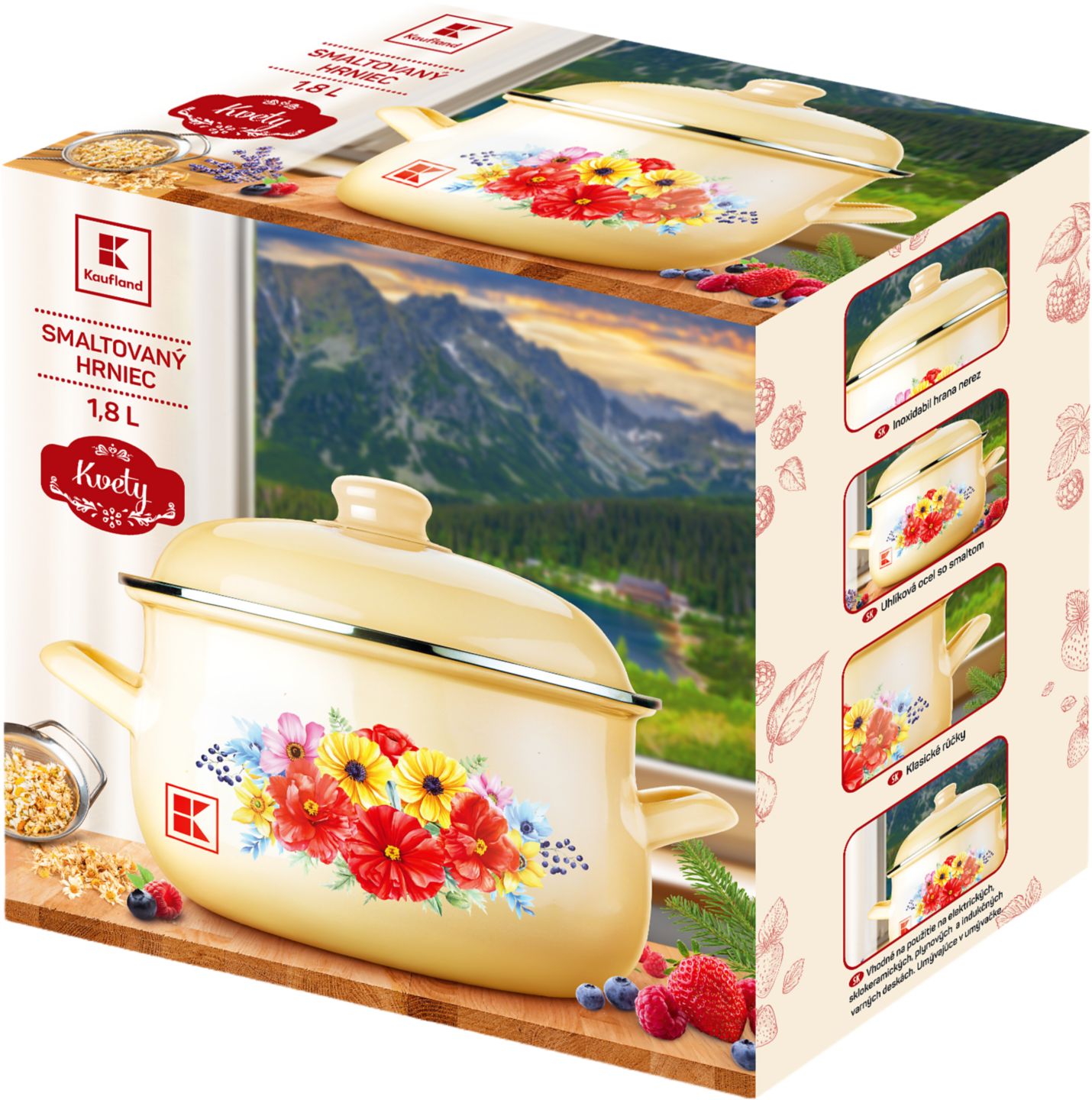 Hrniec s pokrievkou - 1,8 l 