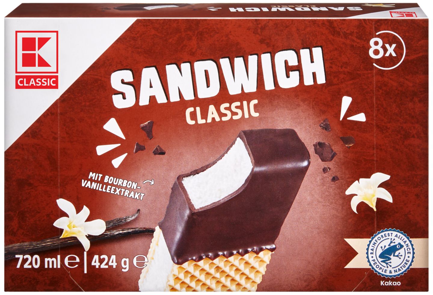 Изображение на K-Classic Сладолед сандвич
различни вкусове