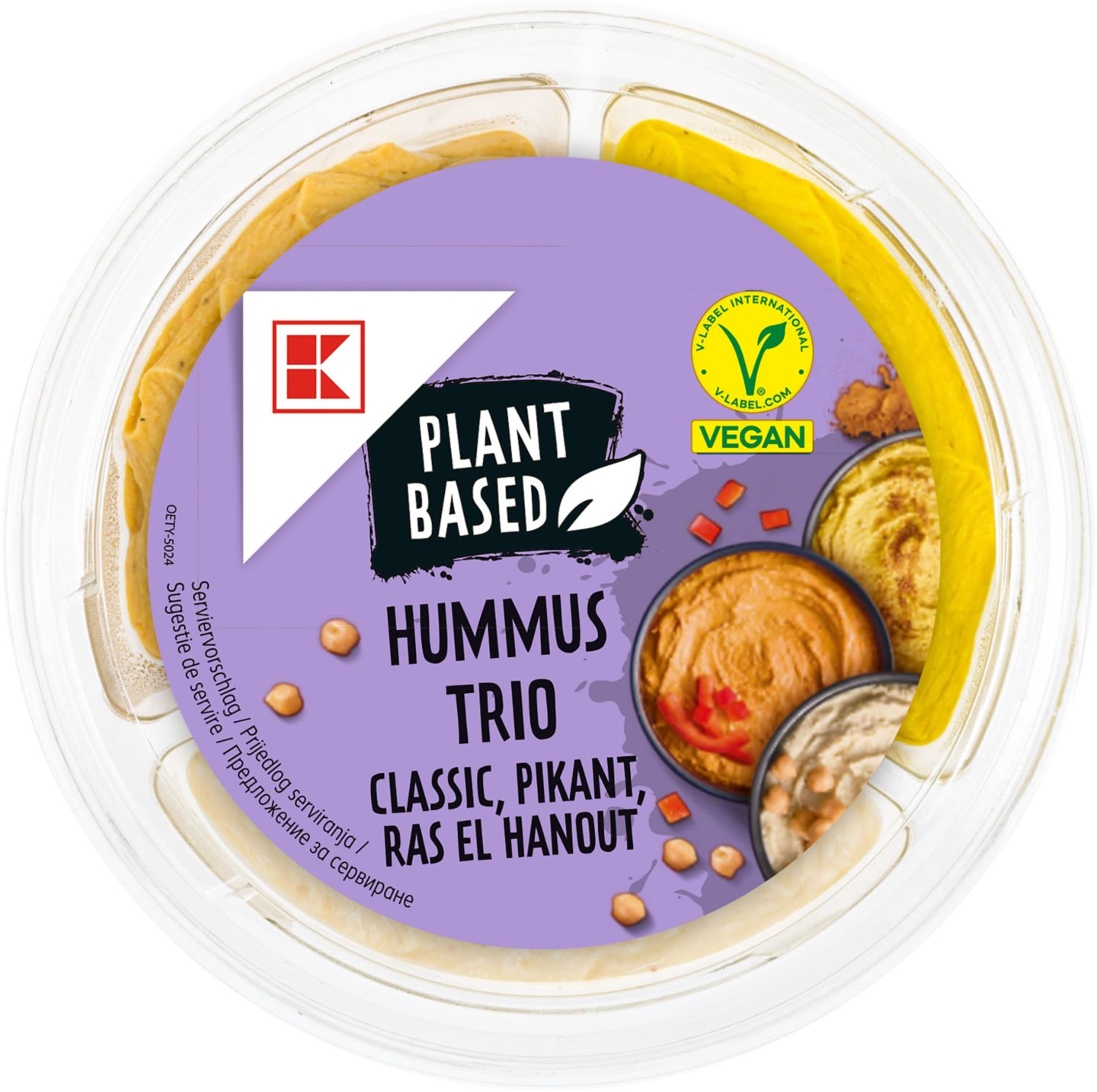 K-Plant Based Hummus Trio