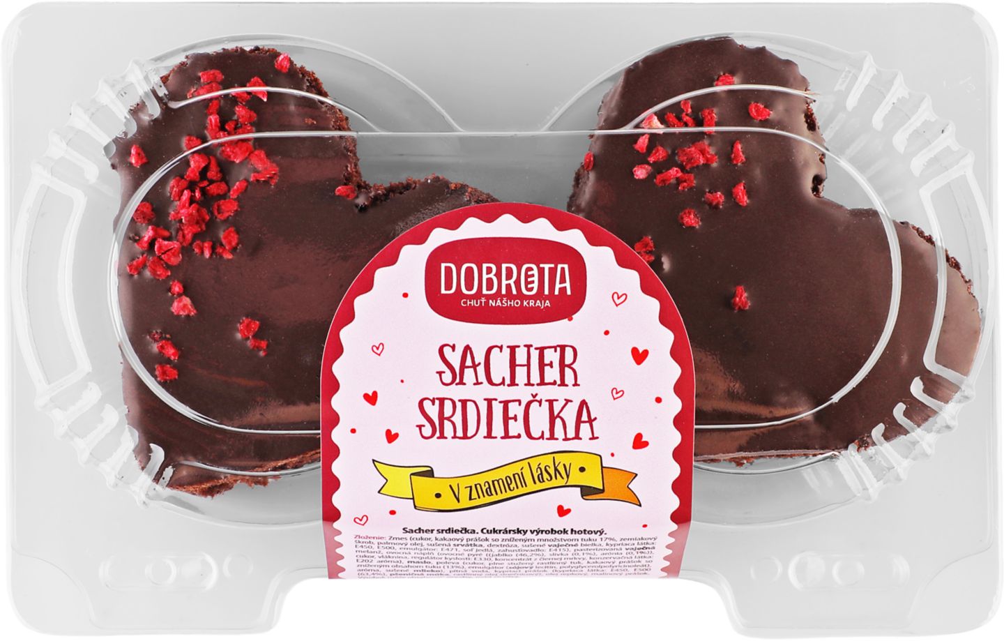 Sacher srdiečka 