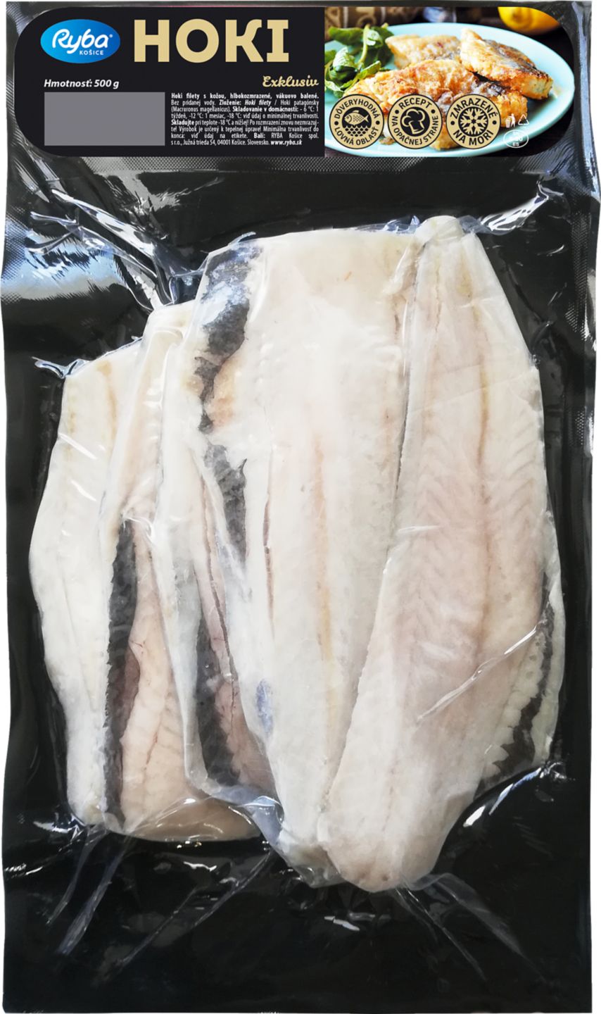 Ryba Košice Hoki filety s kožou