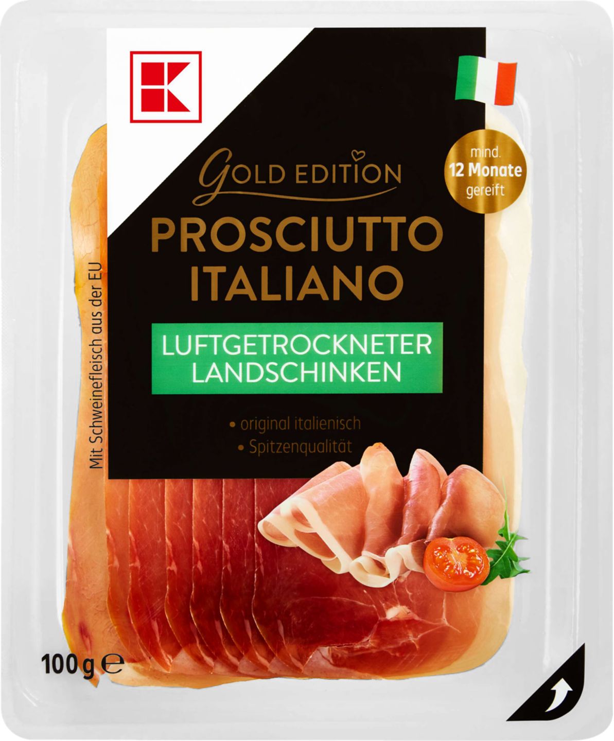 K-GOLD EDITION Proscuitto Italiano
100 g