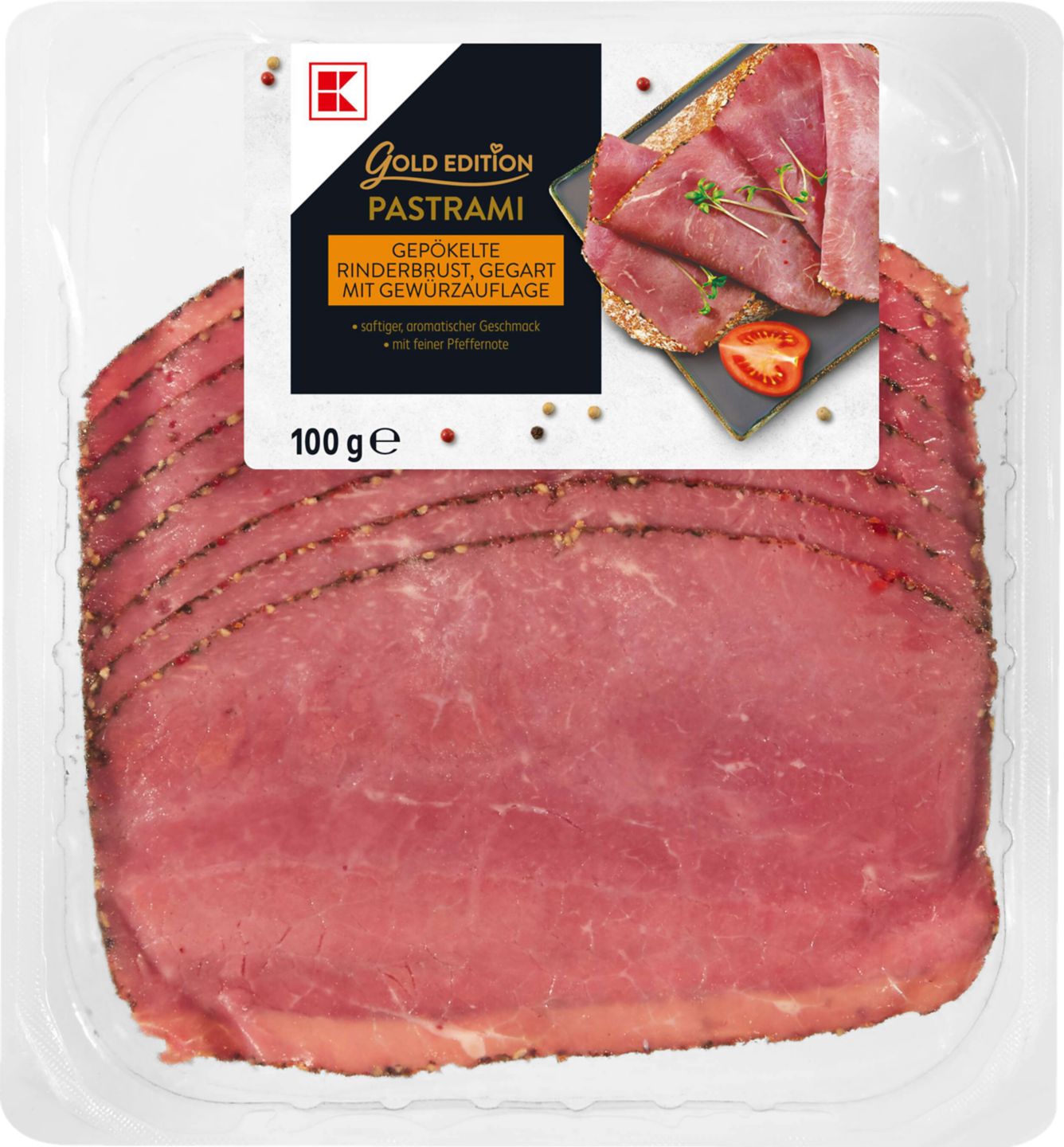 K-GOLD EDITION Pastrami s korením