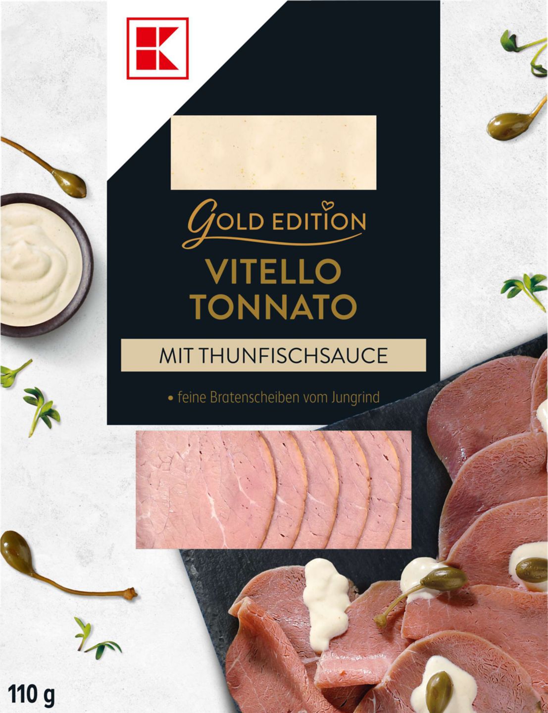 K-GOLD EDITION Tenké plátky teľacieho mäsa