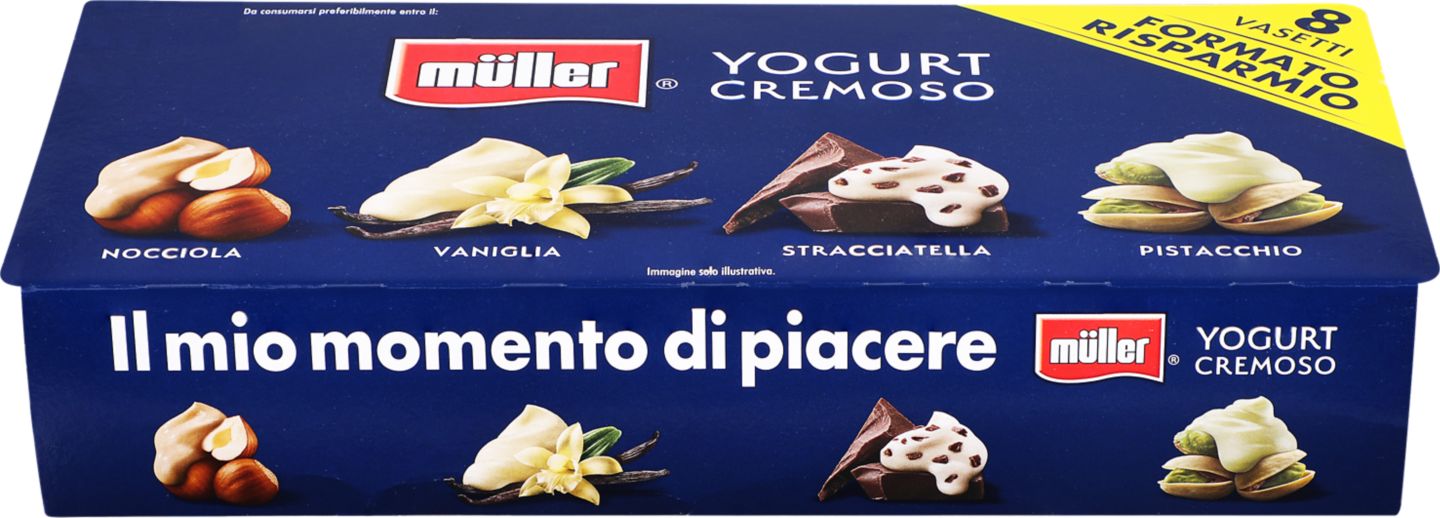 Cremoso rôzne druhy
8 x 125 g