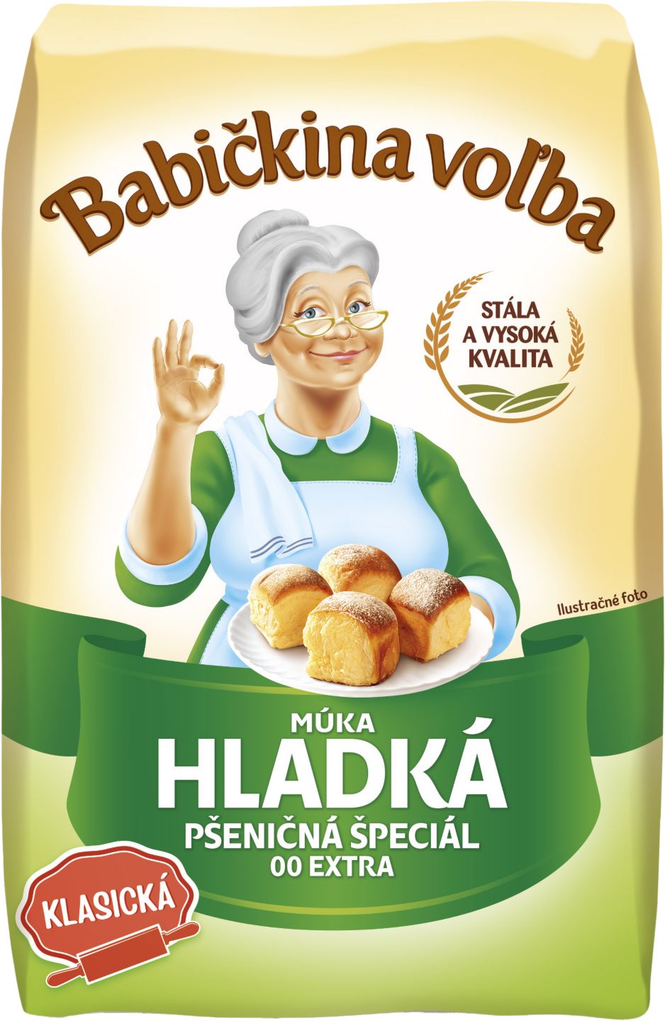 Pšeničná múka hladká 1 kg 