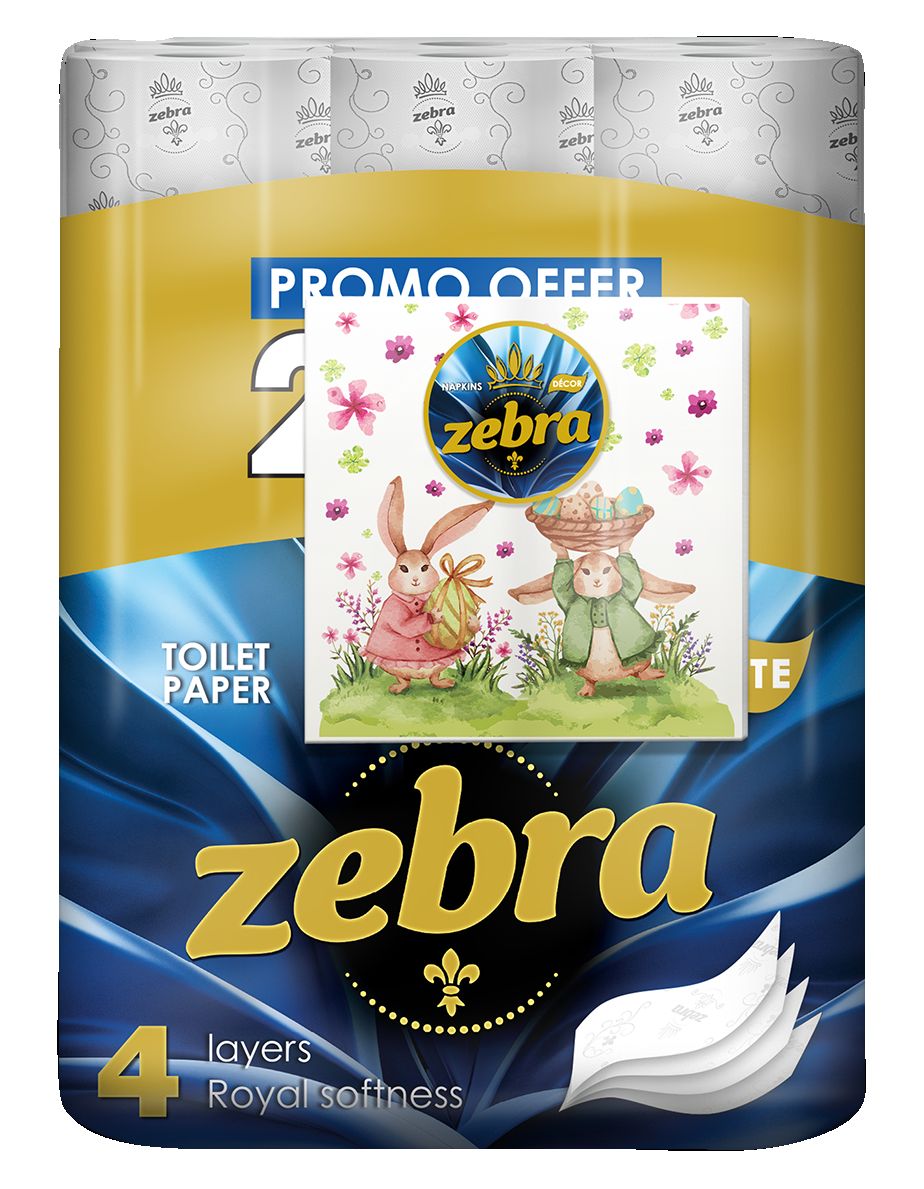 Изображение на ZEBRA Тоалетна хартия
различни видове