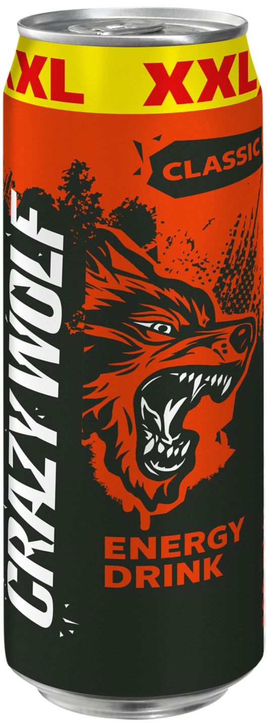 Изображение на CRAZY WOLF Енергийна напитка
класик