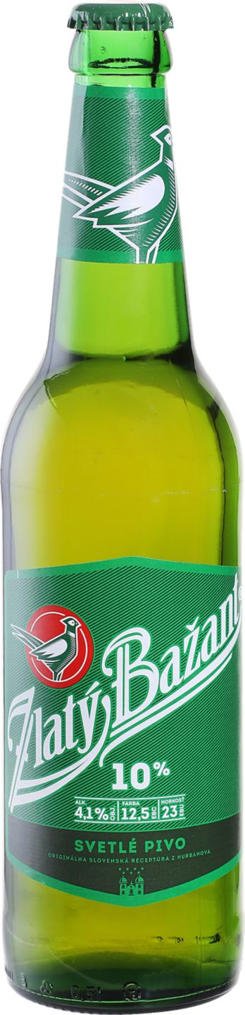 Zlatý Bažant Svetlé pivo 10 %