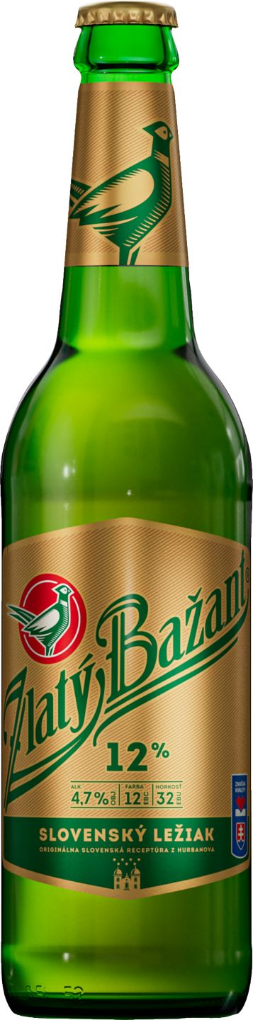 Zlatý Bažant Svetlý ležiak 12%