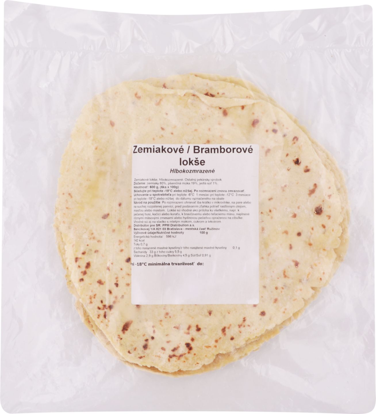 PPM Distribution Zemiakové lokše