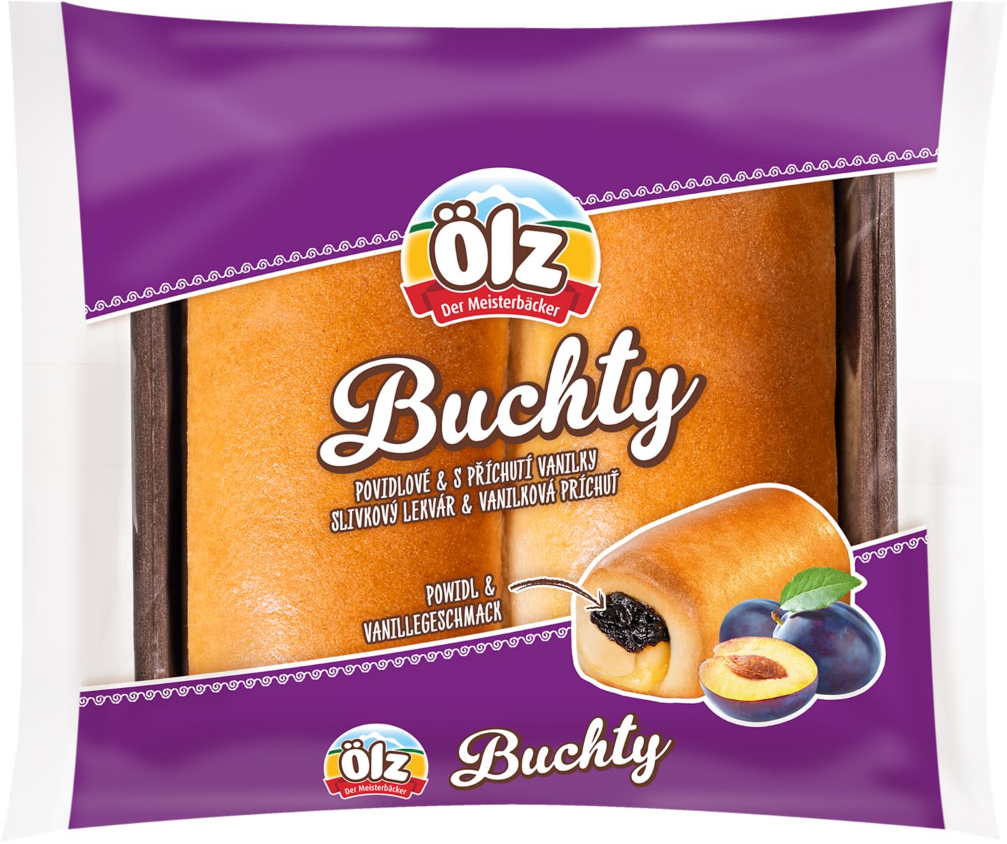 Buchty so slivkovou náplňou