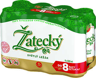 Žatecký Světlý Ležák Piwo 5% alk.