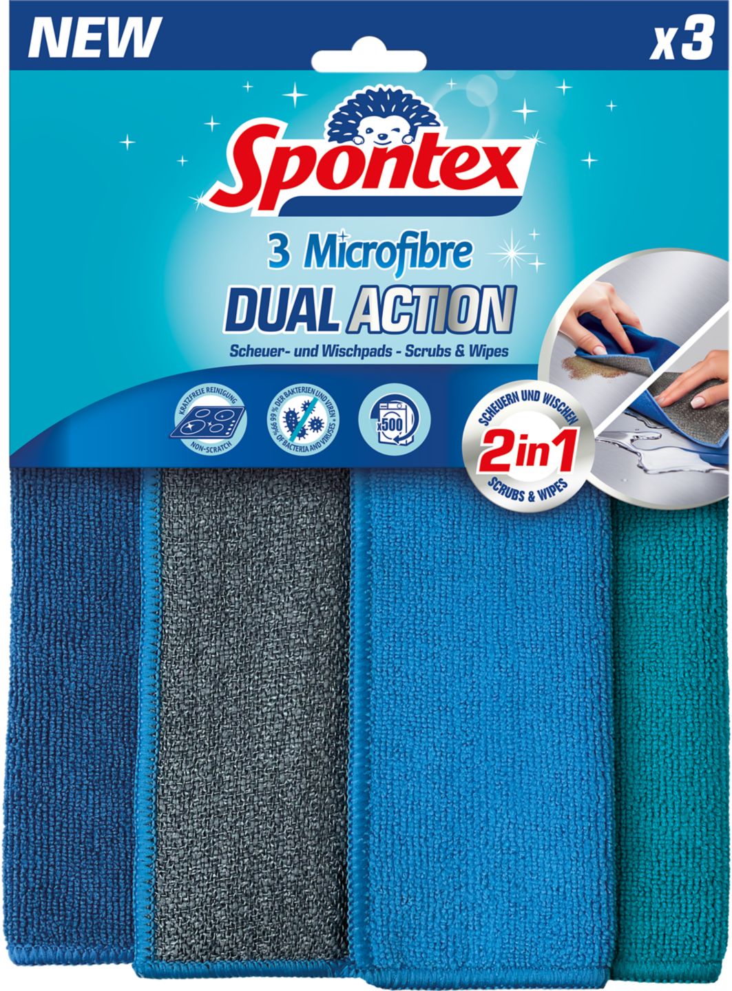 Spontex Mikroutierky Dual Action