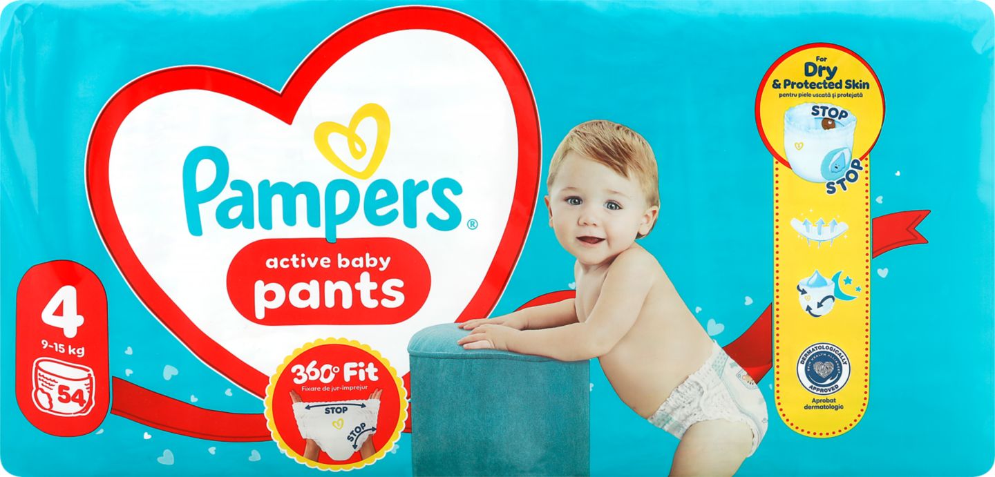 Изображение на PAMPERS гащички JP Maxi 4,
54 бр.