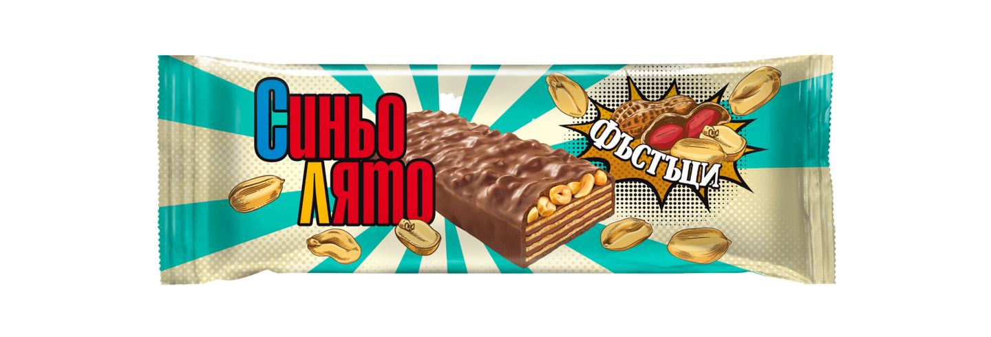 Изображение на СИНЬО ЛЯТО Вафла с фъстъци