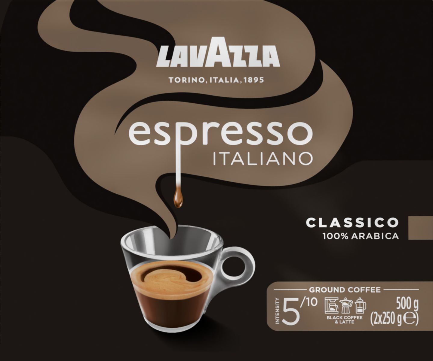 Изображение на Lavazza Мляно кафе Еspresso Italiano
Classico