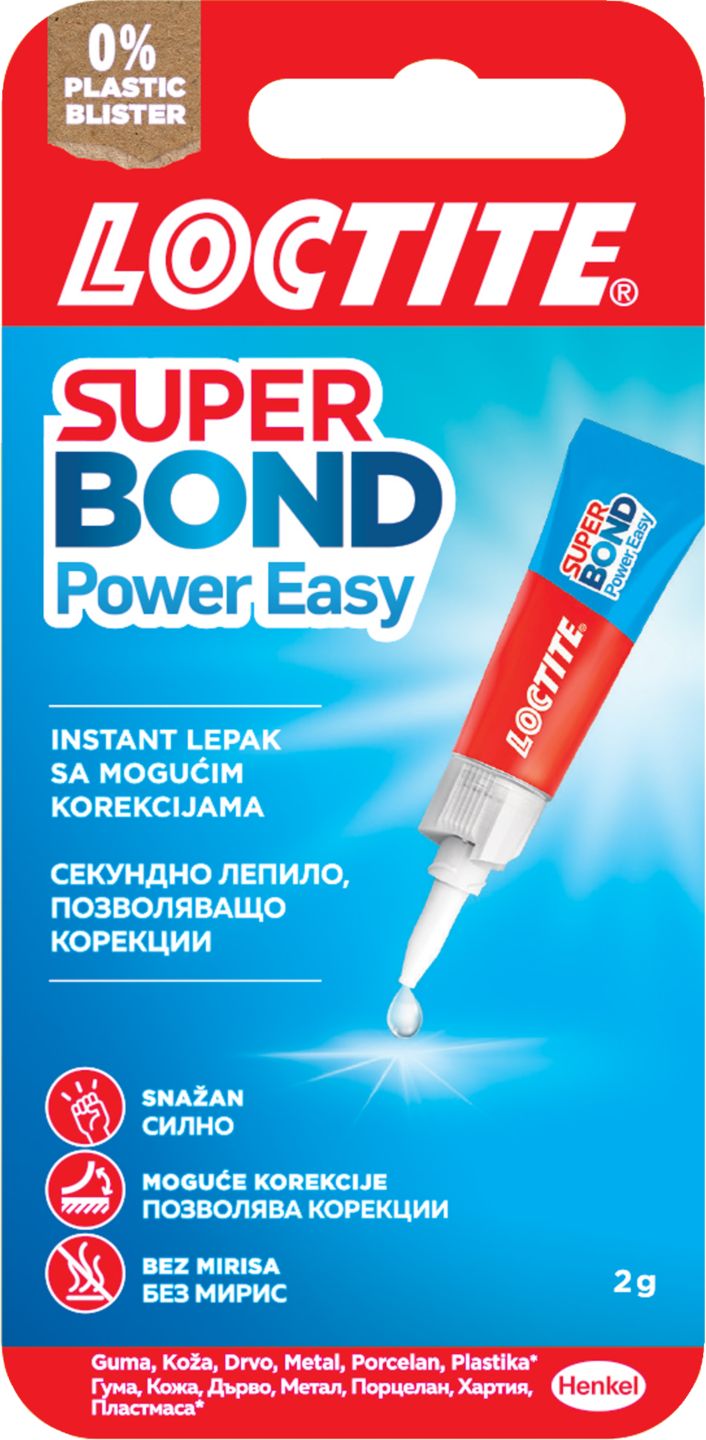 Изображение на LOCTITE SUPER BOND Секундно лепило
Power Easy