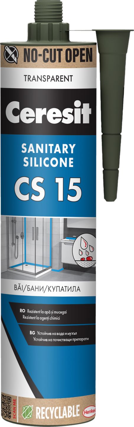 Изображение на Ceresit Санитарен силикон
CS15 Premium