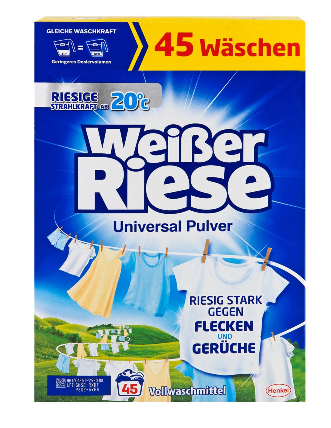 Weißer Riese Deterdžent
MPC 26.5.2026=16,99€