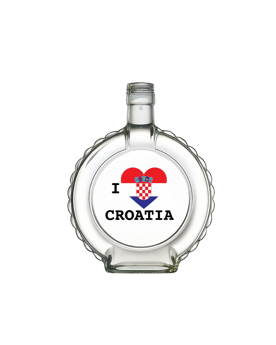 Staklena boca s poklopcem 