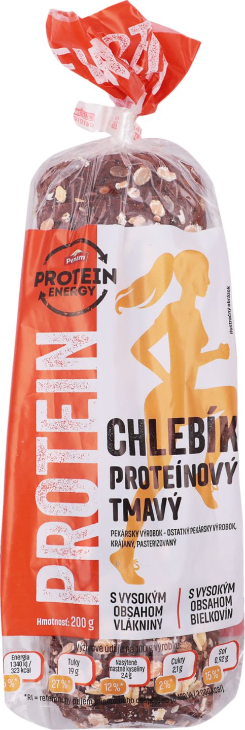 Proteínový chlebík tmavý
