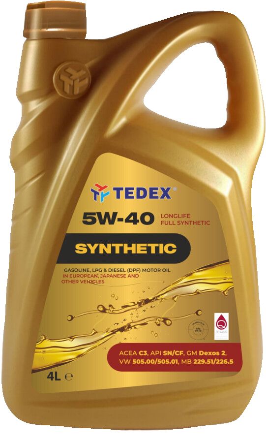 Изображение на TEDEX SYNTHETIC Моторно масло 5W-40
VW511 SAE