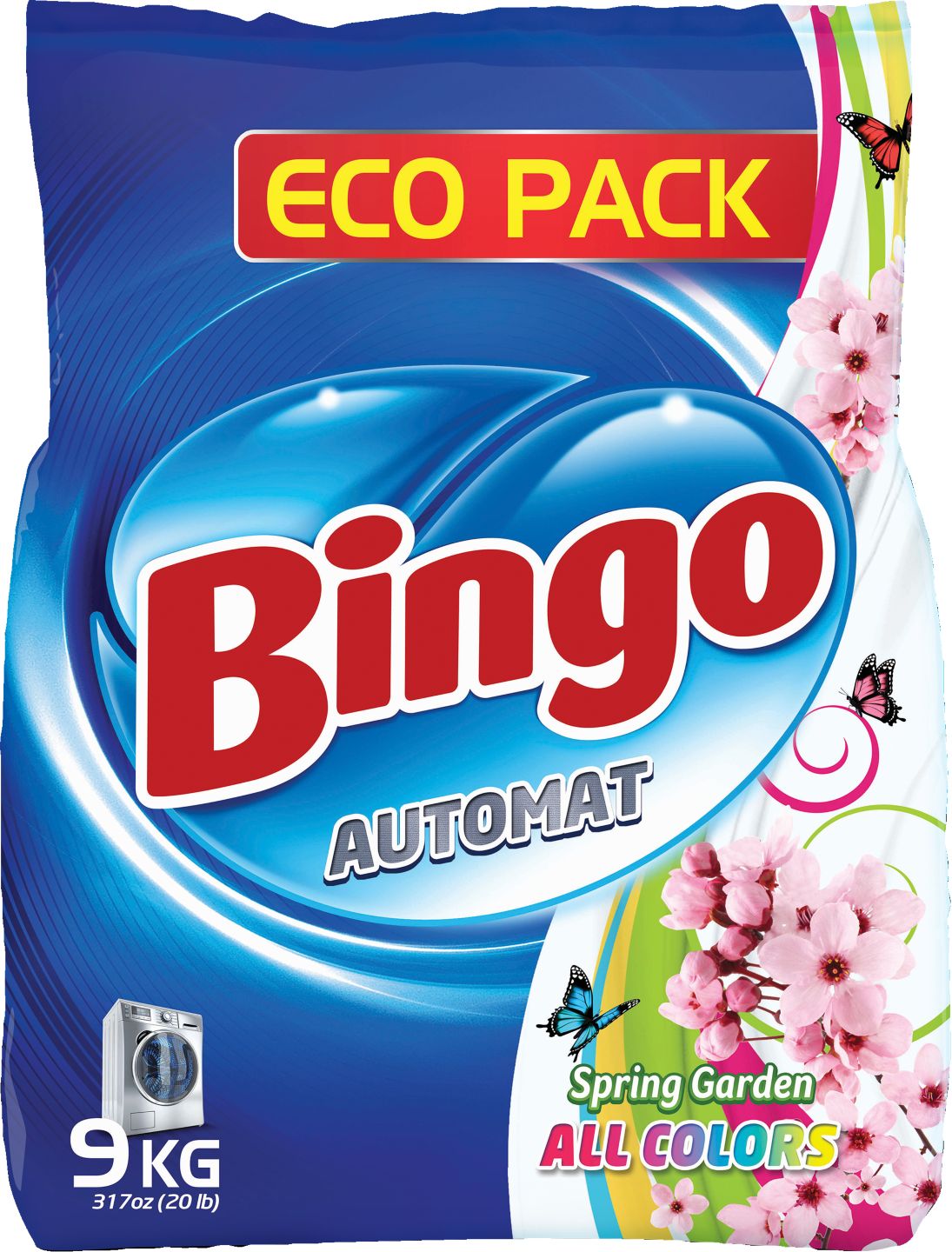 Изображение на BINGO Прах за пране Spring Garden
90 пранета