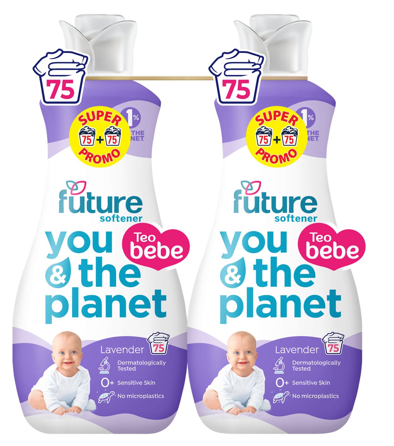 Изображение на TEO BEBE FUTURE Омекотител
2 х 75 пранета
