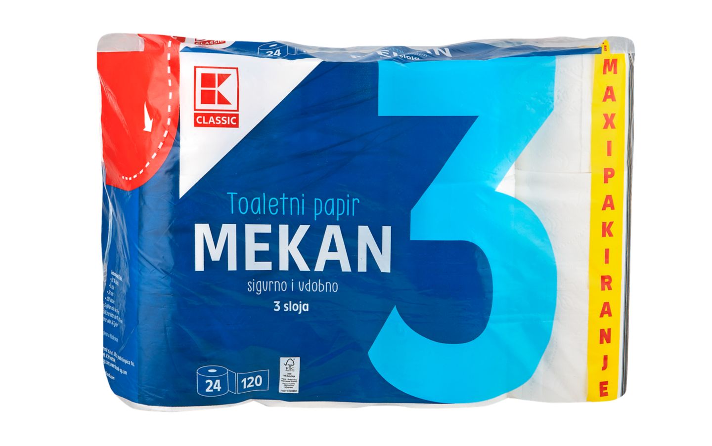 K-Classic Toaletni papir
MPC20.8.2026=3,49€