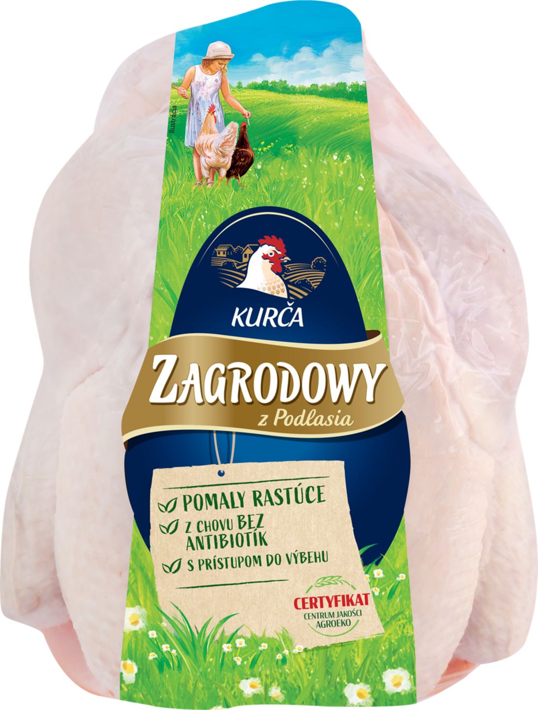 Farmárske kurča bez drobov