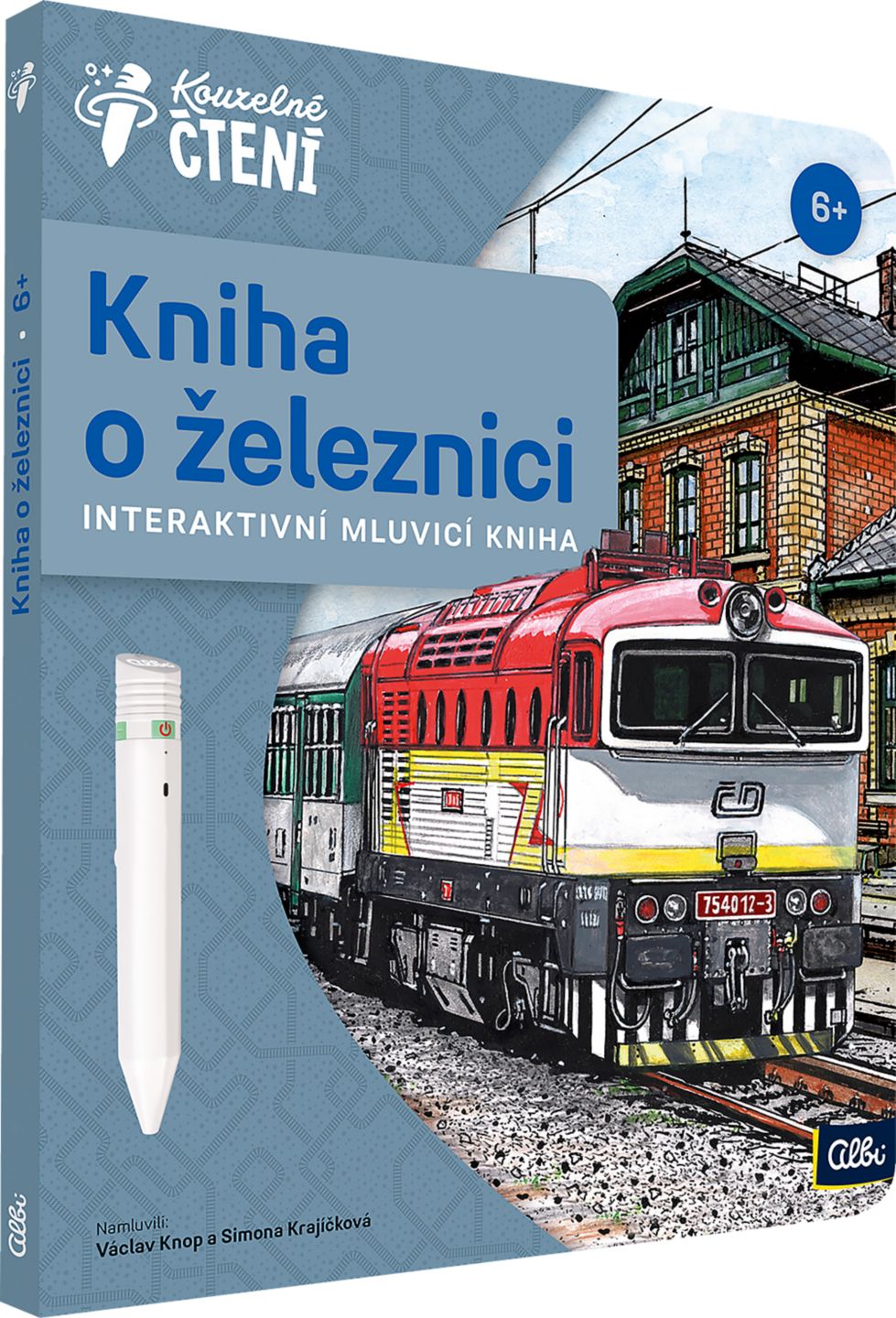 Albi Kouzelné čtení Kniha o železnici