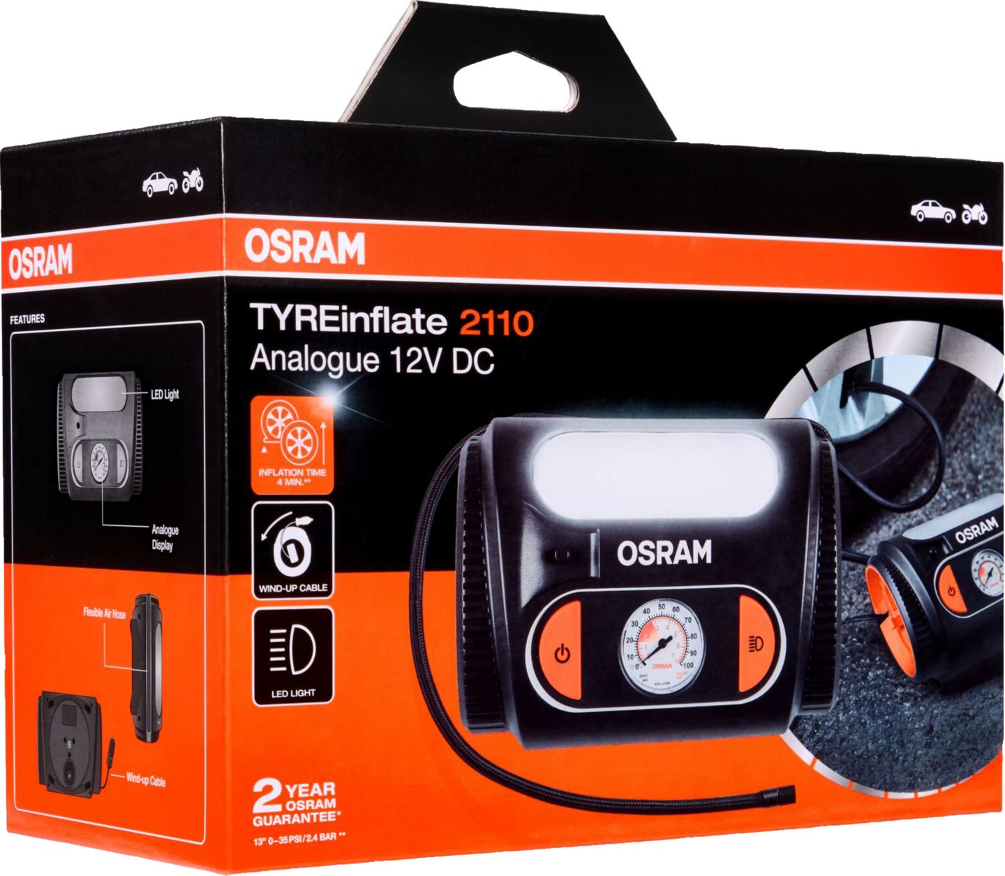 Изображение на OSRAM Компресор за гуми OTI 2110