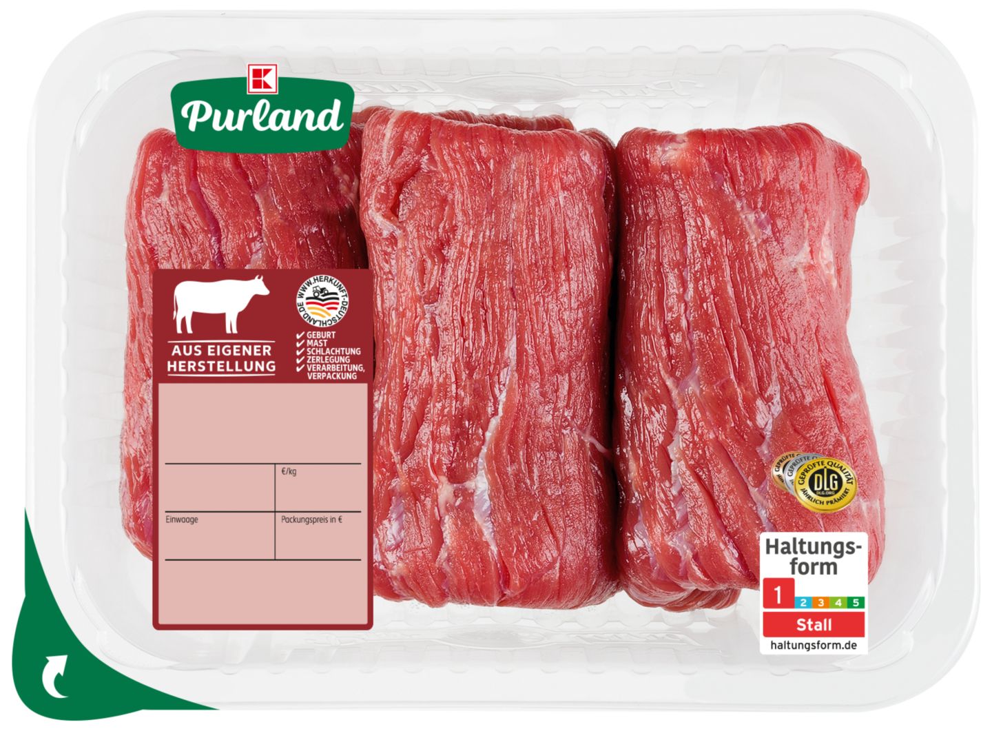 K-PURLAND Rinderrouladen vom Jungbullen