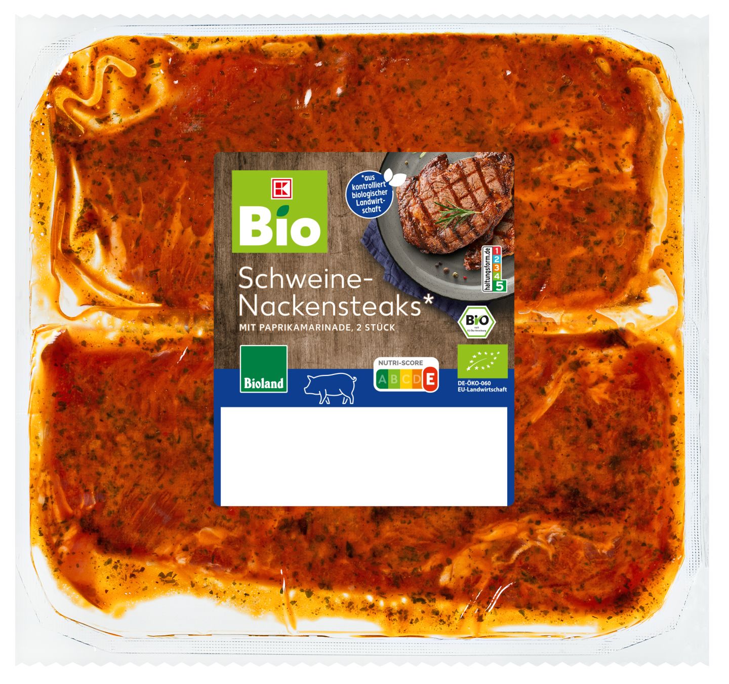 K-BIO Bioland Schweine- Nackensteaks