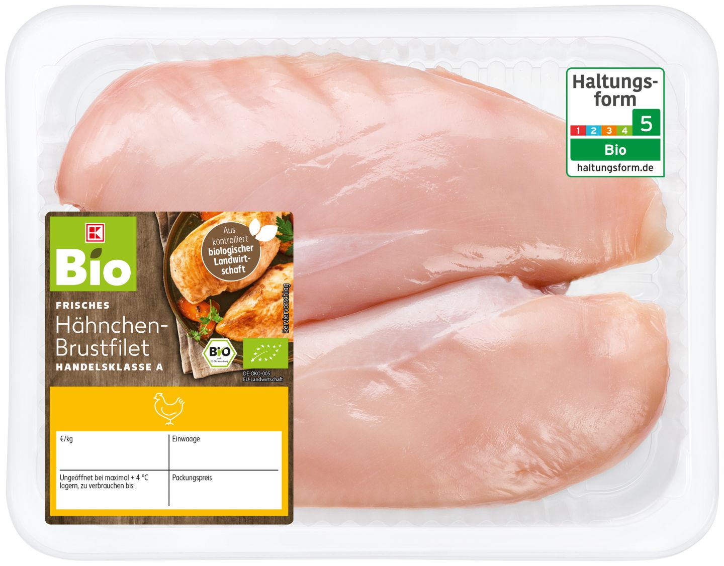 K-BIO Bio-Hähnchen-Brustfilet