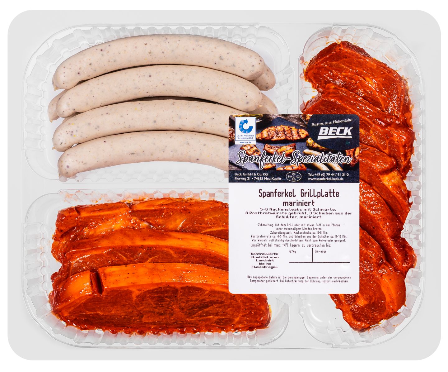 BECK Spanferkel-Grillplatte