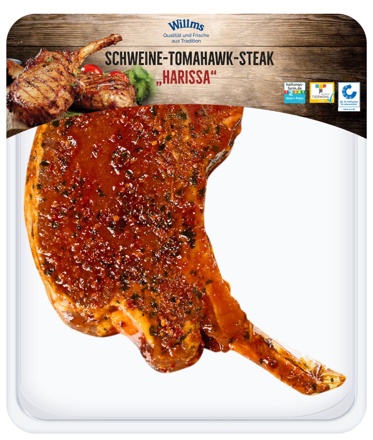 WILLMS Schweine-Tomahawk-Steak
