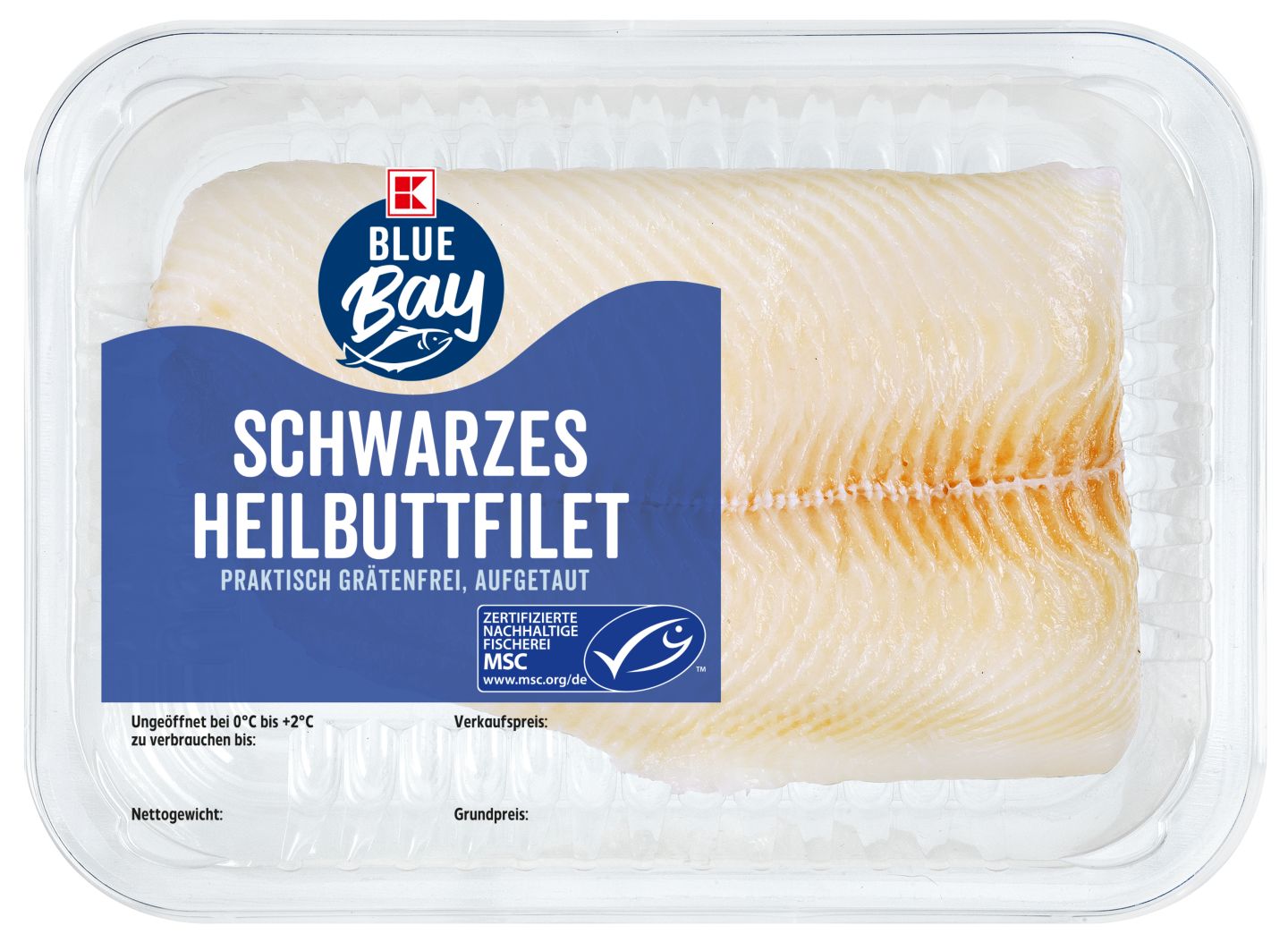 K-BLUE BAY Schwarzes Heilbuttfilet